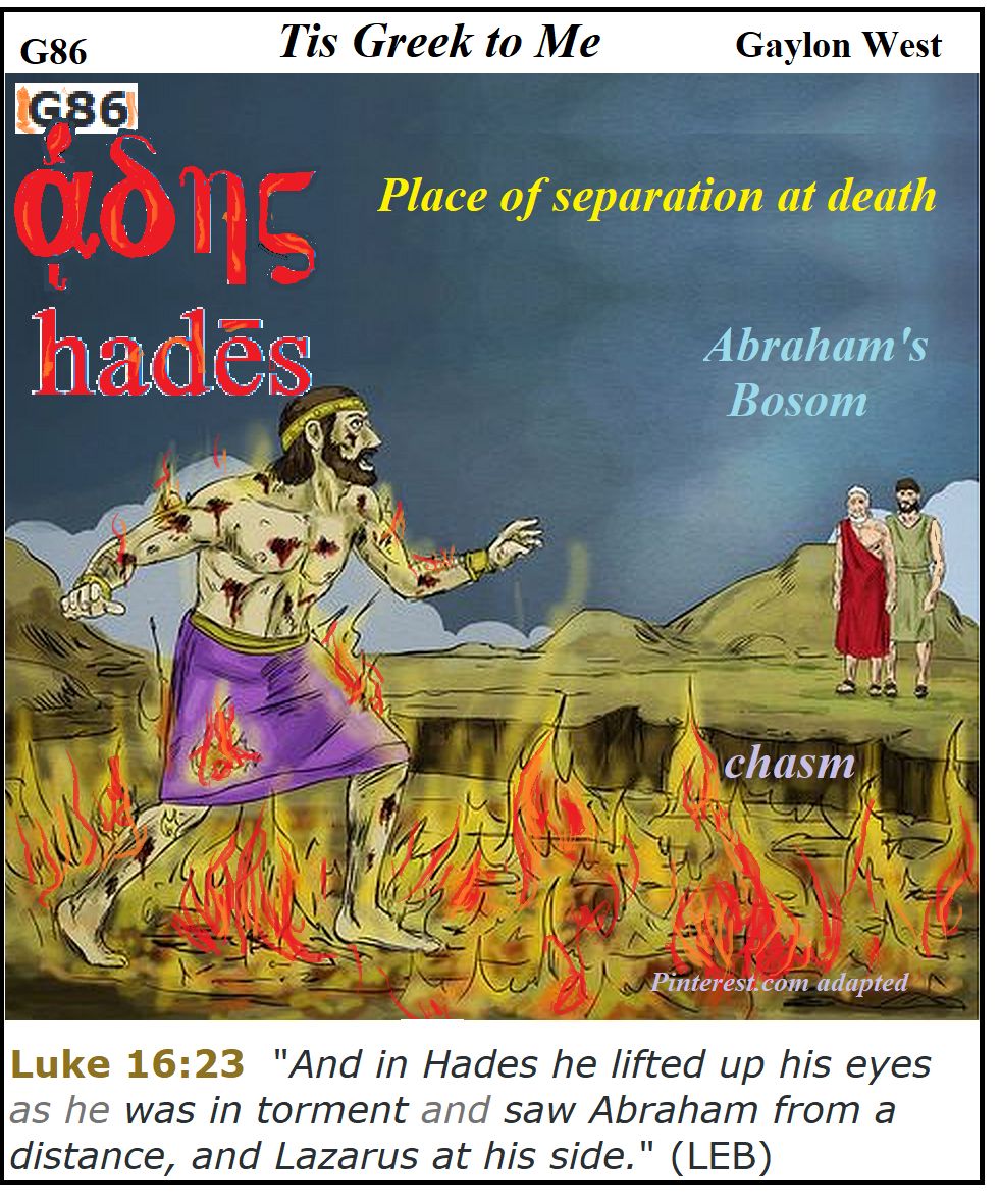 illustration of the place of the dead, Hades